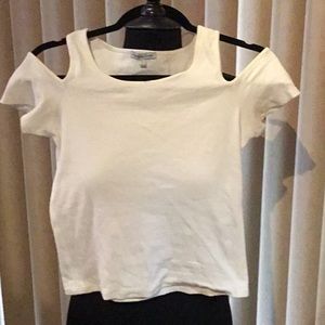 Charlotte Russe cream color crop top